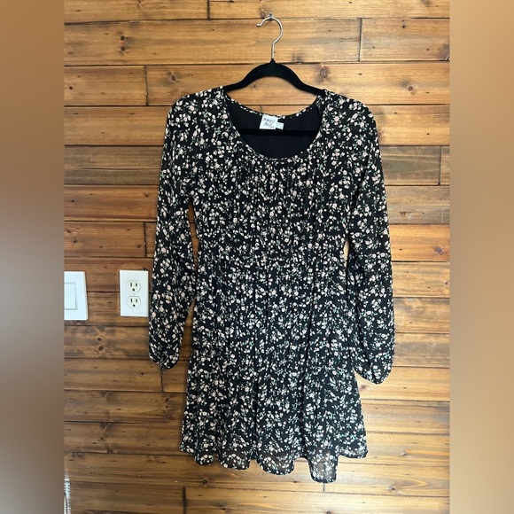 PRINCESS POLLY Polina Mini Dress In Black Floral size 0 - Picture 2 of 8